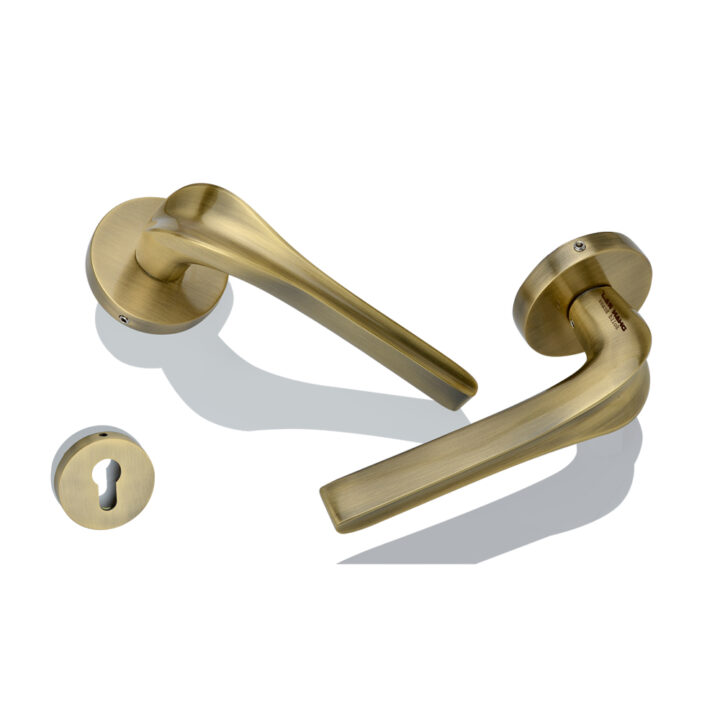 Brass Rose Handle DBRH 10003 Antique
