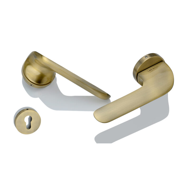 Brass Rose Handle DBRH 10004 Antique