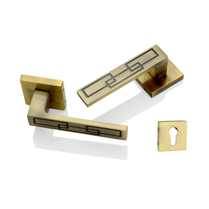 Brass Rose Handle DBRH 4025 Ss Antique