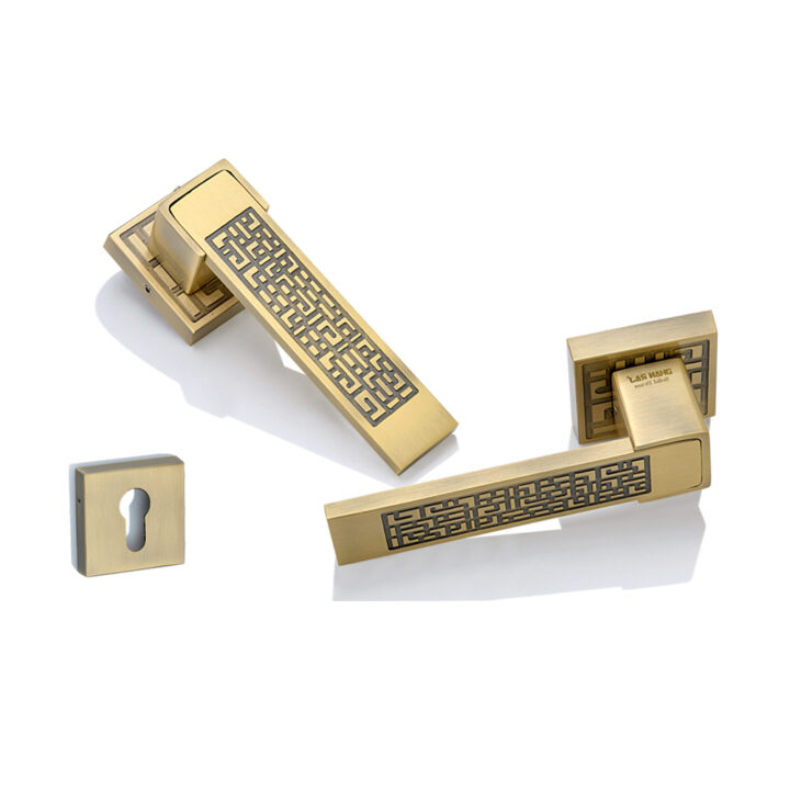 Brass Rose Handle DBRH 9951 Antique