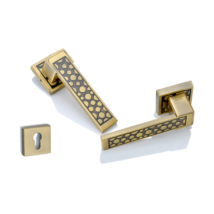 Brass Rose Handle DBRH 9953 Antique